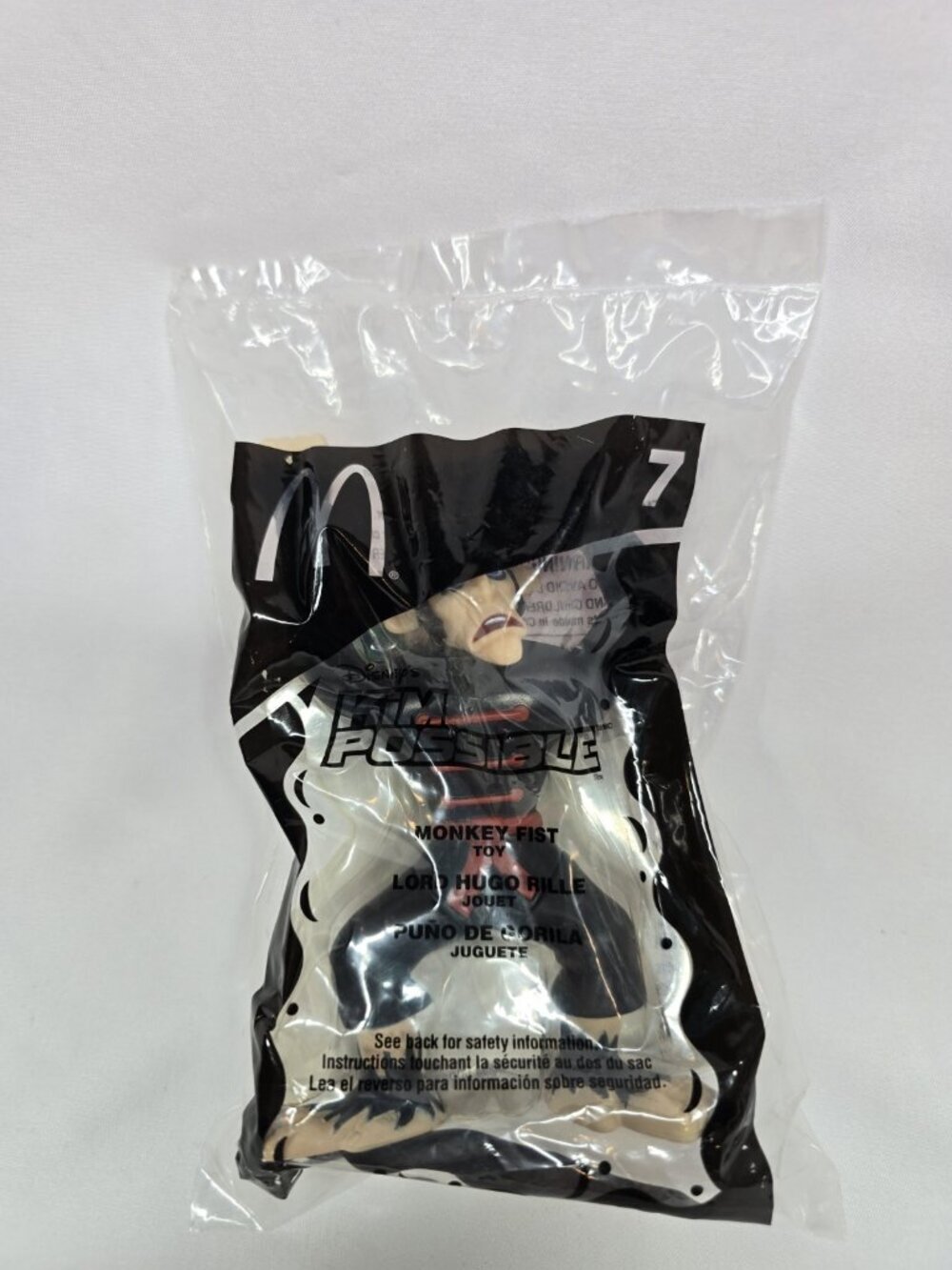 2003 Mcdonalds Kim Possible Monkey Fist Toy #7 Disney Happy Meal Kids Meal